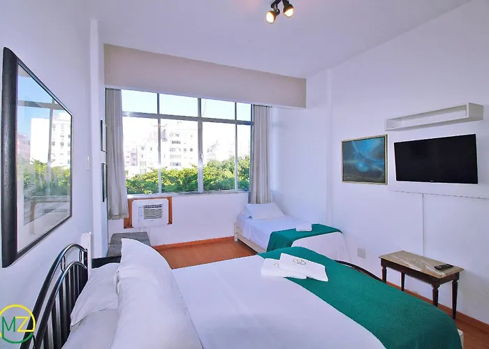 Confortável Studio para 5 pessoas em Copacabana Rio de Janeiro